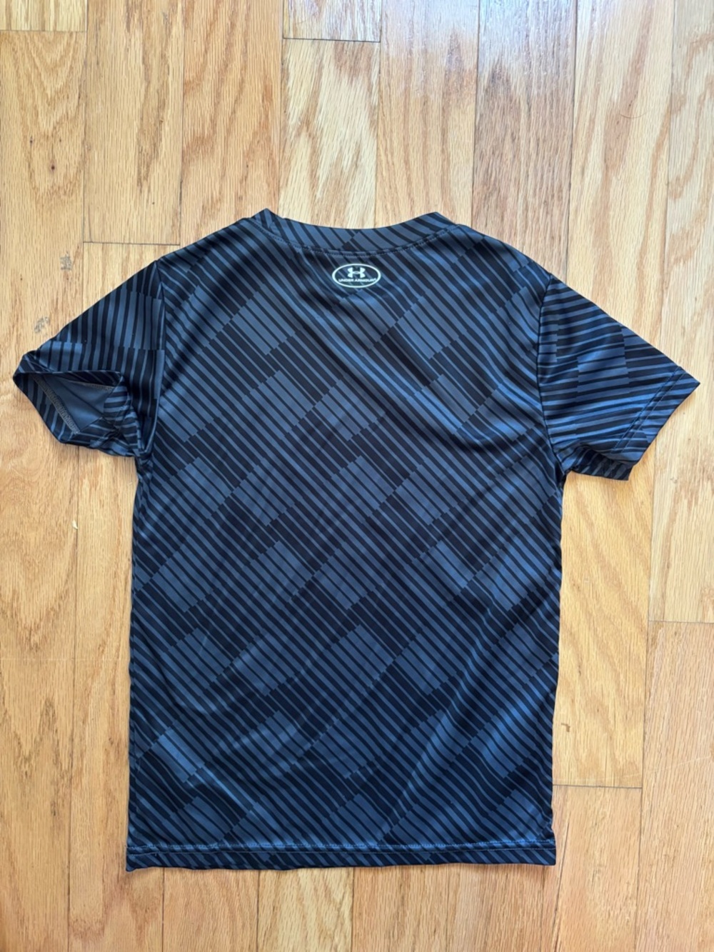 Under Armour Black T-Shirt with Neon Green Logo - Picture 3 of 3